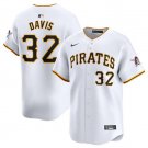 Men's Pittsburgh Pirates Henry Davis White Home Limited Baseball Stitched Jersey