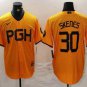 Men's Pittsburgh Pirates Paul Skenes Yellow 2023 City Connect Stitched Jersey
