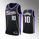 Mens Sacramento Kings Domantas Sabonis 2023-24 Black Icon Edition Player Jersey