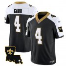 Men's Saints Derek Carr Black 2023 FUSE 1987 Legacy Vapor Jersey