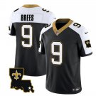 Men's Saints Drew Brees Black 2023 FUSE 1987 Legacy Vapor Football Jersey