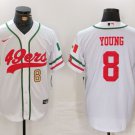 Men's San Francisco 49ers Bryant Young White Jointly Cool Baseball Jersey