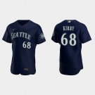 Mens Seattle Mariners George Kirby Navy Alternate FlexBase Player Jersey