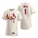 Mens St. Louis Cardinals Ozzie Smith Flex Baseball Jersey Cream