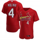Mens St. Louis Cardinals Yadier Molina Flex Baseball Jersey Red