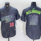 Men's Tampa Bay Rays Shane McClanahan Charcoal 2024 City Connect Baseball Jersey