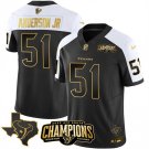 Men's Texans Will Anderson Jr. Black Gold 2023 F.U.S.E. AFC South Champions Patch Jersey