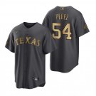 Men's Texas Rangers Martin Perez 2022 All-Star Game Charcoal Black Gold Jersey Stitched