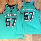 Men's Tiffany & Co. x SPALDING x Mitchell & Ness Basketball Jersey Green 2024