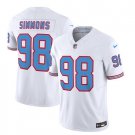 Men's Titans Jeffery Simmons 2023 FUSE White Football Jersey