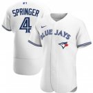 Mens Toronto Blue Jays George Springer Flex Baseball Jersey White