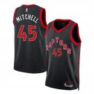 Men's Toronto Raptors Davion Mitchell Black Statement Edition Jersey