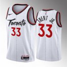 Men's Toronto Raptors Gary Trent Jr. White 2023-24 Association Edition Jersey