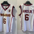 Men's USC Trojans Bronny James Jr. College Basketball Jersey White