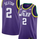 Men's Utah Jazz Collin Sexton Purple 2023 Classic Edition Basketball Jersey