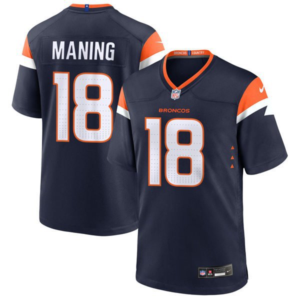 Mens Womens Denver Broncos Peyton Manning Navy Alternate Vapor F.U.S.E. Limited Jersey