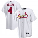 Mens Womens Youth Cardinals Yadier Molina Cool Base Jersey White