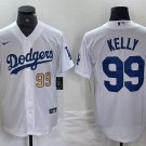 Mens Womens Youth Los Angeles Dodgers Joe Kelly Cool Baseball Jersey White