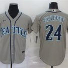 Mens Womens Youth Mariners Ken Griffey Cool Baseball Jersey Grey