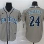 Mens Womens Youth Mariners Ken Griffey Cool Baseball Jersey Grey