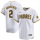 Mens Womens Youth Padres Xander Bogaerts 2024 White Home Jersey