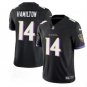 Mens Womens Youth Ravens Kyle Hamilton Black 2023 F.U.S.E. Football Jersey