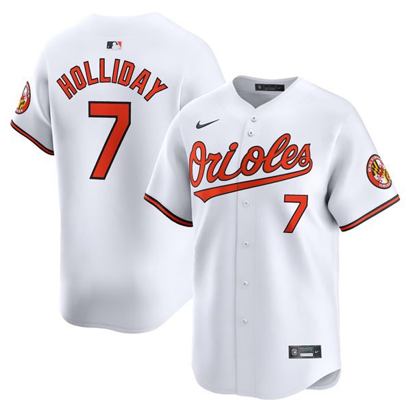 Mens Youth Baltimore Orioles Jackson Holliday Home White Baseball Jersey