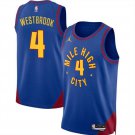 Men's Youth Denver Nuggets Russell Westbrook Blue 2024 Statement Edition Stitched Jersey