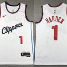 Mens Youth Los Angeles Clippers James Harden Association Edition Jersey White