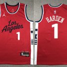 Mens Youth Los Angeles Clippers James Harden Statement Edition Jersey Red
