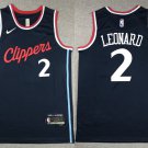 Mens Youth Los Angeles Clippers Kawhi Leonard 2024-25 Icon Edition Jersey Navy