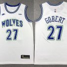 Men's Youth Minnesota Timberwolves Rudy Gobert 2023-24 Classic Edition Basketball Jersey White