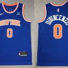 Men's Youth New Yok Knicks Donte DiVincenzo Blue Icon Edition Basketball Jersey