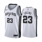 Mens youth San Antonio Spurs Zach Collins White Swingman Jersey