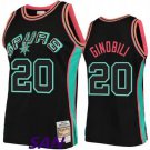Men's Youth Spurs Manu Ginobili Jersey Black Mitchell & Ness