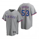 Men's Youth Texas Rangers Adolis Garcia Gray Cool Base Stitched Baseball Jersey