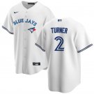 Men's Youth Toronto Blue Jays Justin Turner White Cool Base Stitched Jersey