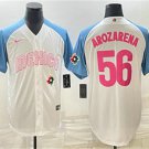 Mexico Rays Randy Arozarena 2023 White Pink World Classic Jersey