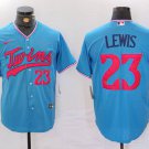 Minnesota Twins Royce Lewis Blue Cool Base Stitched Jersey