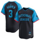 National League Bryce Harper Navy 2024 All-Star Limited Stitched Baseball Jersey