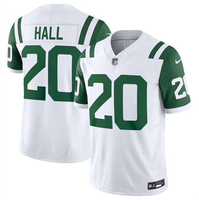New York Jets Breece Hall White Classic 2024 F.U.S.E. Limited Football Jersey