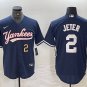 New York Yankees Derek Jeter Number Navy Cool Base Stitched Baseball Jersey