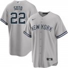 New York Yankees Juan Soto Road Gray with Name Cool Base Jersey