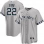 New York Yankees Juan Soto Road Gray with Name Cool Base Jersey