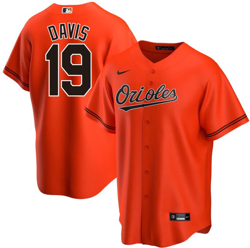 Orioles Chris Davis Cool Baseball Jersey Orange