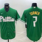Philadelphia Phillies Trea Turner Kelly Green Cool Baseball Jersey