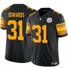 Pittsburgh Steelers Daijun Edwards Black 2024 F.U.S.E. Color Rush Football Jersey