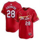 St. Louis Cardinals Nolan Arenado Red 2024 City Baseball Jersey