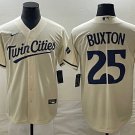 Twins Byron Buxton 2022 City Baseball Jersey Cream