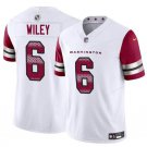 Washington Commanders Michael Wiley White 2024 F.U.S.E. Vapor Limited Football Jersey